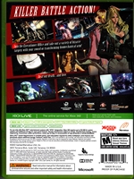 Xbox 360 Killer Is Dead Back CoverThumbnail